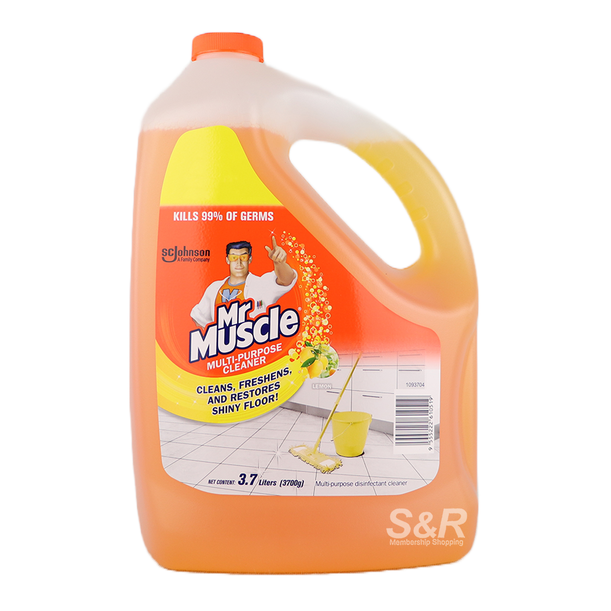 Mr. Muscle Lemon Multi-Purpose Cleaner 3.7L